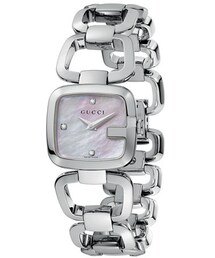 GUCCI | Gucci Stainless Steel Diamond Watch, 24mm x 22mm(アナログ腕時計)
