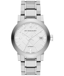 BURBERRY | Burberry Check Stamped Automatic Bracelet Watch, 38mm(アナログ腕時計)