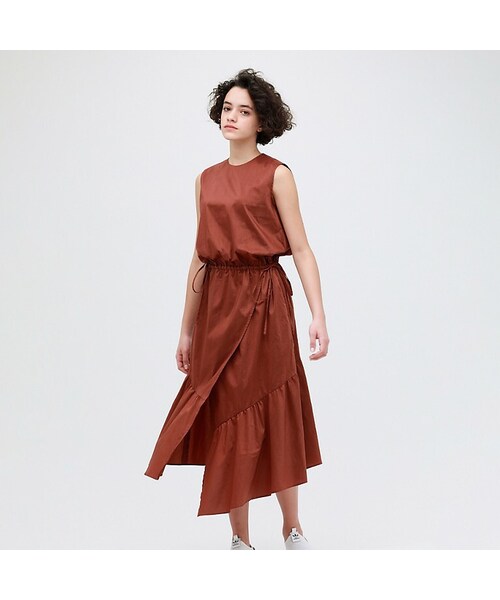AVIE(アビィ)の「【AVIE】WOMEN 別注 MAXI DRESS 4200-010602(ワンピース・レディース・ブラック/ブラウン・38)」の2枚目の写真