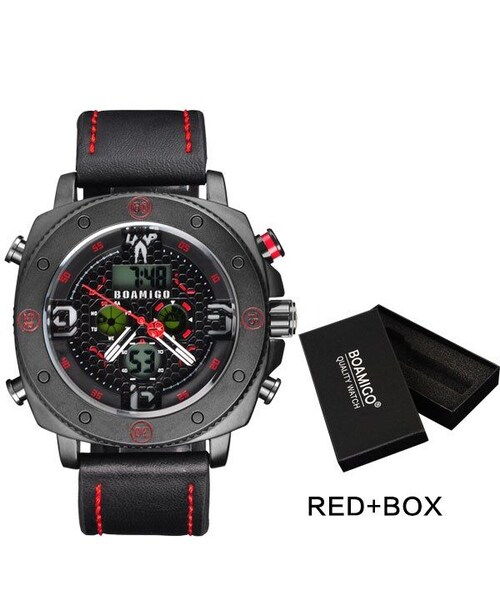 no brand（ノーブランド）の「パネライ風 オマージュウォッチ アナデジ