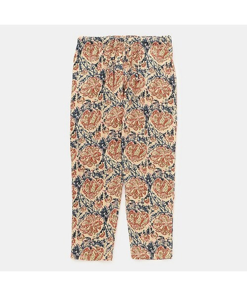 【South2 West8】MEN String Slack Pant - Printed Flannel/Paisley GL828