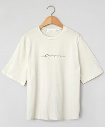 DHOLIC | フロントレタリング半袖Tシャツ(Tシャツ/カットソー)