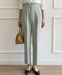 DHOLIC | バックゴムタックスラックスパンツ(スラックス)