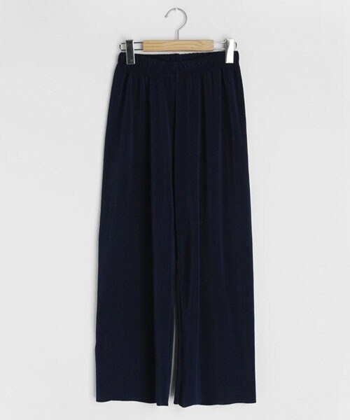 DHOLIC(ディーホリック)の「リブワイドパンツ(その他パンツ・レディース・ブルー/ブラウン/パープル/その他/ブラック・FREE)」の5枚目の写真