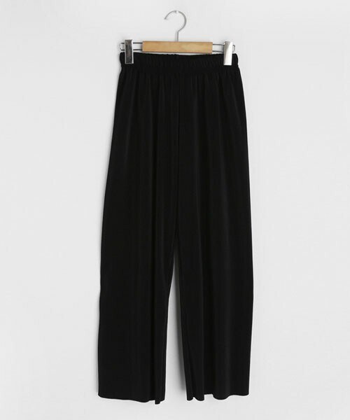 DHOLIC(ディーホリック)の「リブワイドパンツ(その他パンツ・レディース・ブルー/ブラウン/パープル/その他/ブラック・FREE)」の2枚目の写真