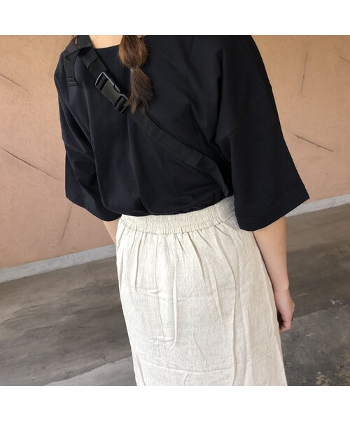 copine（コピン）の「大人スカートスタイル！シンプルリネンブレンドロングスカート (3color)【クリックポスト対象商品】（スカート・レディース・その他）」の10枚目の写真