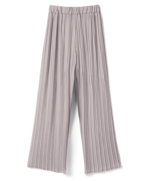 GRL（グレイル）の「プリーツシアーワイドパンツ（その他パンツ・レディース・ブラック/グレージュ/モカ/ベージュ・M）」の3枚目の写真