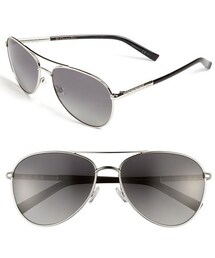 Christian Dior | Dior 'Picadilly 2' 59mm Polarized Metal Aviator Sunglasses(サングラス)