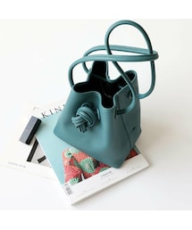 FSJshoes | 本革 巾着 バケットバッグ(ショルダーバッグ)