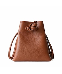 FSJshoes | 本革 巾着 バケットバッグ(ショルダーバッグ)