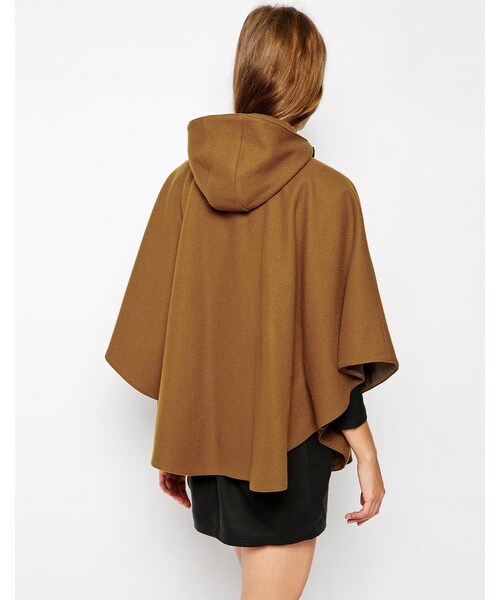 Sessun(セッスン)の「Sessun Reina Cape Poncho Coat(ジャケット/アウター・レディース・tobaccobrown・L-US 10/M-US 8/S-US 6/XL-US 12/XS-US 4)」の4枚目の写真