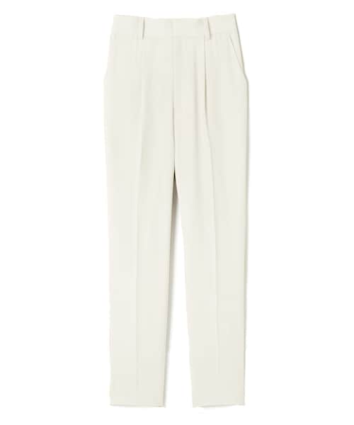 GRL（グレイル）の「センタープレステーパードパンツ（その他パンツ・レディース・パープル/イエロー/オフホワイト/ブルー/ピンク/ブラウン/ブラック・S）」の2枚目の写真