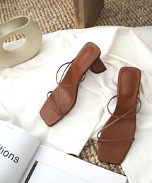 LAULEN | Wood heel Sandal(サンダル)