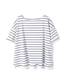 GRL | 袖ロールアップボーダーTシャツ(Tシャツ/カットソー)