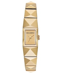 KARL LAGERFELD | KARL LAGERFELD 'Mini Perspektive' Pyramid Bracelet Watch, 18mm x 21mm(アナログ腕時計)
