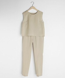 DHOLIC | スリットスリーブレス&スラックスSET(タンクトップ)