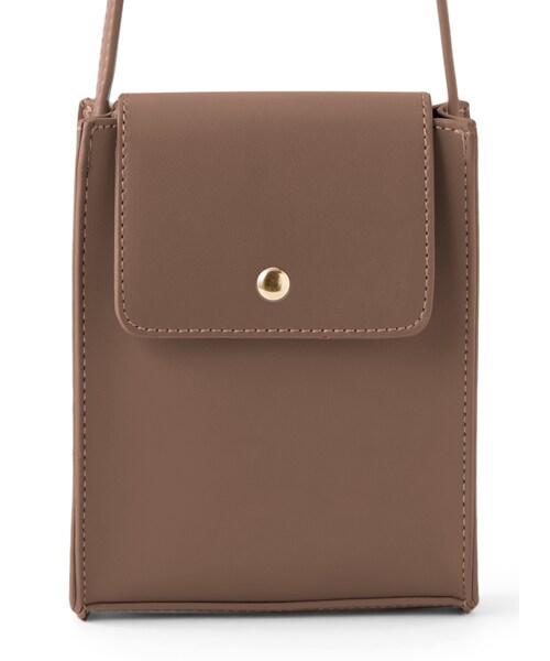 GRL（グレイル）の「フラップショルダーバッグ（ショルダーバッグ・レディース・ブラウン/ベージュ/モカ・F）」の2枚目の写真