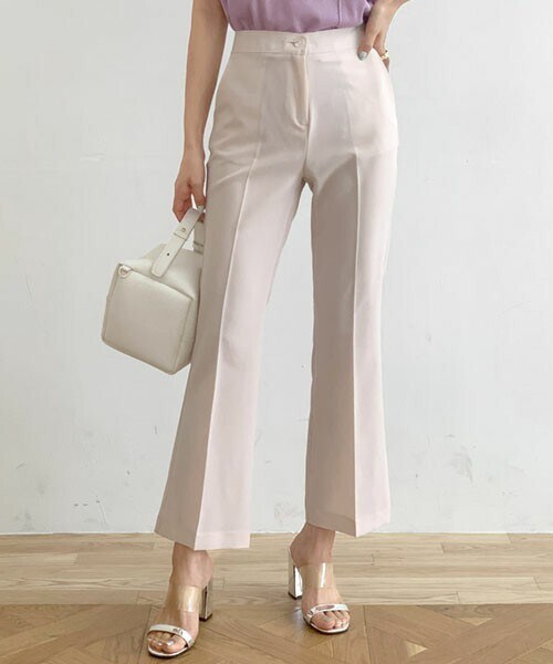 DHOLIC(ディーホリック)の「スリムスラックスパンツ(スラックス・レディース・ピンク/ホワイト/ブラック/その他・S/M/L)」の2枚目の写真