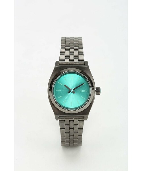 NIXON(ニクソン)の「Nixon Small Time Teller Watch(アナログ腕時計・レディース・DARK GREY/GOLD/PEACH/SILVER・ONE SIZE)」の1枚目の写真