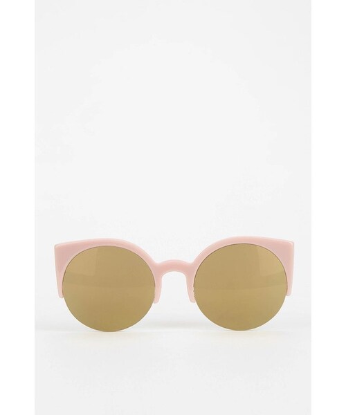 SUPER（スーパー）の「SUPER Lucia Pussycat Round Cat-Eye Sunglasses（サングラス・レディース・PINK・ONE SIZE）」の3枚目の写真