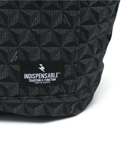 INDISPENSABLE （インディスペンサブル）の「INDISPENSABLE/IDP.ToteBag “TOSS”（トートバッグ・メンズ・ブラック/ネイビー/その他/カモフラージュ・FREE）」の9枚目の写真