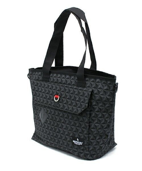 INDISPENSABLE （インディスペンサブル）の「INDISPENSABLE/IDP.ToteBag “TOSS”（トートバッグ・メンズ・ブラック/ネイビー/その他/カモフラージュ・FREE）」の5枚目の写真