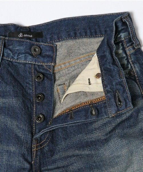 Johnbull Private labo(ジョンブルプライベートラボ)の「ストレートジーンズ(デニムパンツ・レディース・インディゴブルー/ライトブルー・X-SMALL/SMALL/MEDIUM/LARGE)」の9枚目の写真