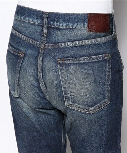 Johnbull Private labo(ジョンブルプライベートラボ)の「ストレートジーンズ(デニムパンツ・レディース・インディゴブルー/ライトブルー・X-SMALL/SMALL/MEDIUM/LARGE)」の6枚目の写真