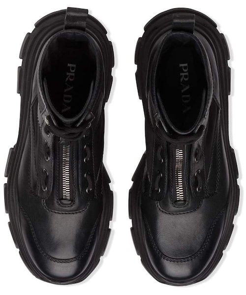 PRADA（プラダ）の「Chunky Sole Combat Boots（ブーツ）」 - WEAR