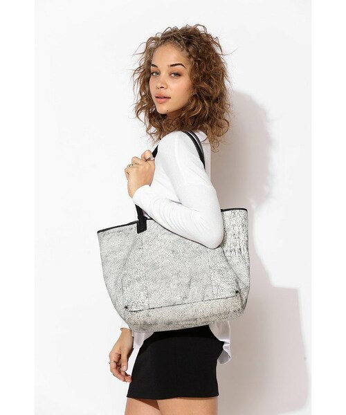 OLIVIA HARRIS（オリビアハリス）の「Olivia Harris Open Tote Bag（トートバッグ・レディース・WHITE・ONE SIZE）」の3枚目の写真