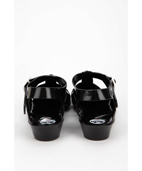 juju(ジュジュ)の「JuJu Footwear Tinkerbelle Mini-Wedge Heeled Jelly Sandal(サンダル・レディース・BLACK/PINK・6/7/8/9/10)」の7枚目の写真