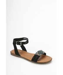 Minnetonka | Minnetonka Bali Bead Ankle-Wrap Sandal(サンダル)
