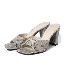 GRL | スクエアトゥミュールサンダル(サンダル)