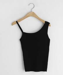 DHOLIC | アンバランスリブスリーブレス(キャミソール)