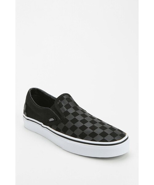 VANS(バンズ)の「Vans Checkered Slip-On Sneaker(スニーカー・レディース・BLACK/BLACK MULTI/WHITE・7/8/8.5/9/10)」の1枚目の写真