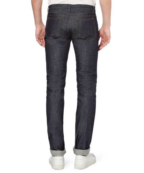 A.P.C.（アーペーセー）の「A.P.C. Petit Standard Slim-Fit Dry Selvedge Denim Jeans（デニムパンツ・メンズ・BLACK/Blue・28/29/30/31/32/33/34）」の9枚目の写真