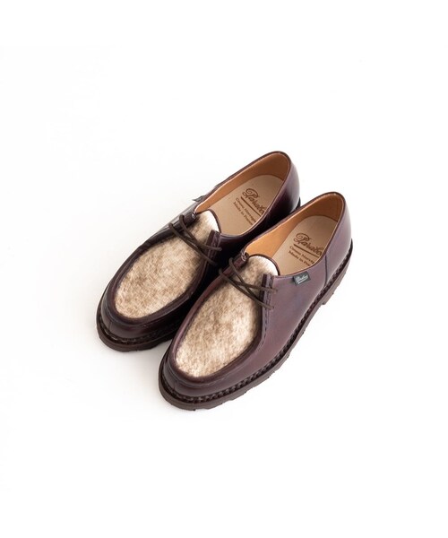Paraboot(パラブーツ)の「Paraboot MICHAEL 70 ANS Cuir Lisse+Poils(Cafe)(ドレスシューズ・メンズ・その他)」の2枚目の写真