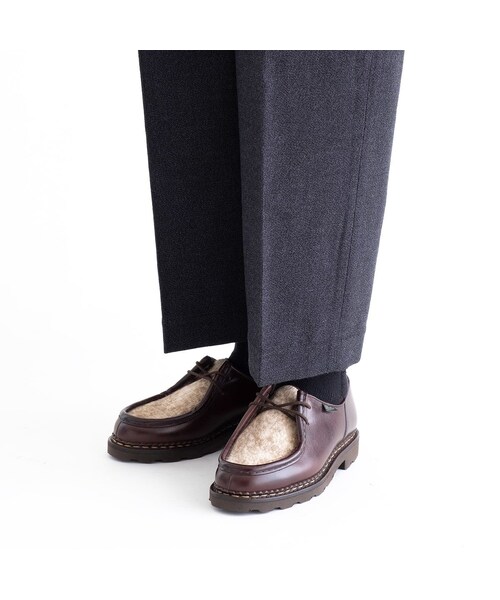 Paraboot(パラブーツ)の「Paraboot MICHAEL 70 ANS Cuir Lisse+Poils(Cafe)(ドレスシューズ・メンズ・その他)」の6枚目の写真
