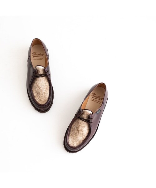 Paraboot(パラブーツ)の「Paraboot MICHAEL 70 ANS Cuir Lisse+Poils(Cafe)(ドレスシューズ・メンズ・その他)」の10枚目の写真