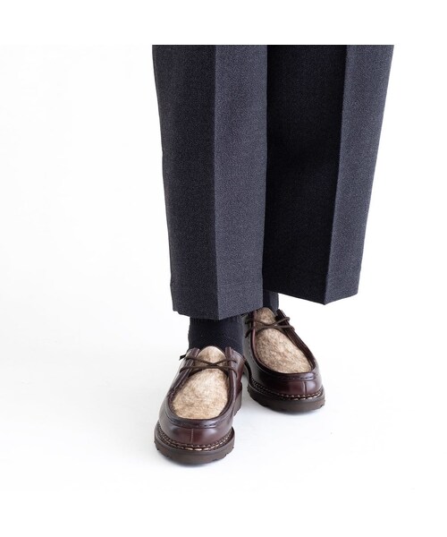 Paraboot(パラブーツ)の「Paraboot MICHAEL 70 ANS Cuir Lisse+Poils(Cafe)(ドレスシューズ・メンズ・その他)」の5枚目の写真