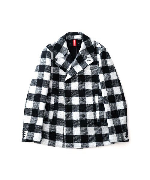 HYDROGEN（ハイドロゲン）の「HYDROGEN WOOL SCUBA PEACOAT(PATCHWORK 