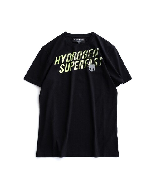 HYDROGEN（ハイドロゲン）の「HYDROGEN SUPERFAST TEE(BLACK)（Tシャツ/カットソー）」 - WEAR