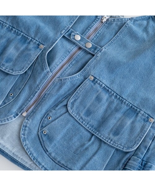 Snow Peak（スノーピーク）の「Snow Peak Indigo TAKIBI Vest(Bleach
