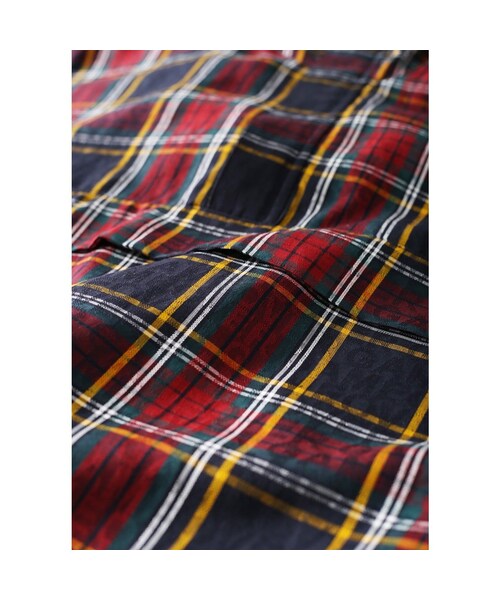 トップス SHAREEF TARTAN CHECK P/O PARKA SHAREEF（シャリーフ）の「SHAREEF TARTAN CHECK P/O PARKA(Red