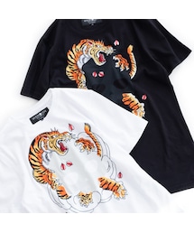 HYDROGEN（ハイドロゲン）の「HYDROGEN TIGER HORIOKAMI TEE(WHITE)（T