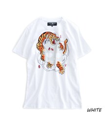 HYDROGEN（ハイドロゲン）の「HYDROGEN TIGER HORIOKAMI TEE(WHITE)（T
