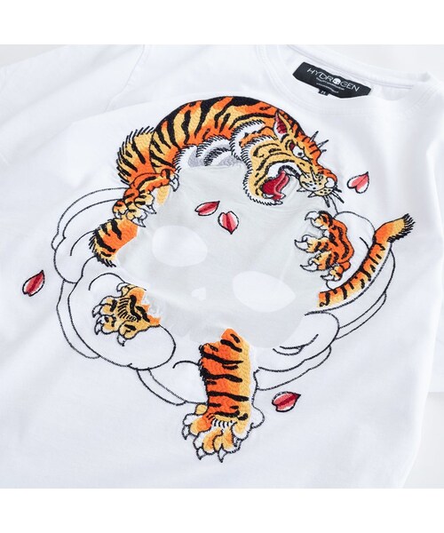 HYDROGEN（ハイドロゲン）の「HYDROGEN TIGER HORIOKAMI TEE(WHITE)（T