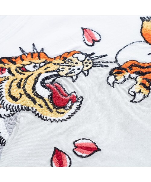 HYDROGEN（ハイドロゲン）の「HYDROGEN TIGER HORIOKAMI TEE(WHITE)（T