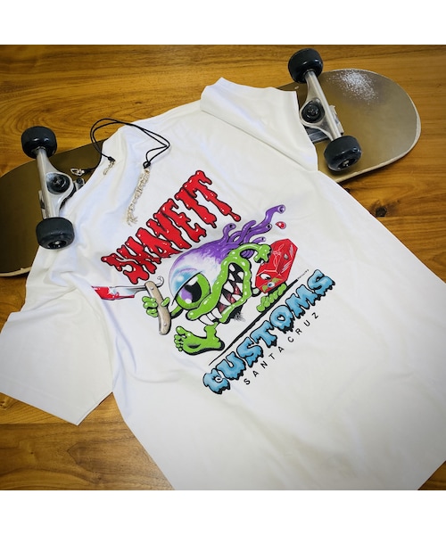 SANTA CRUZ（サンタクルーズ）の「Shave it By Jim Phillips Tシャツ