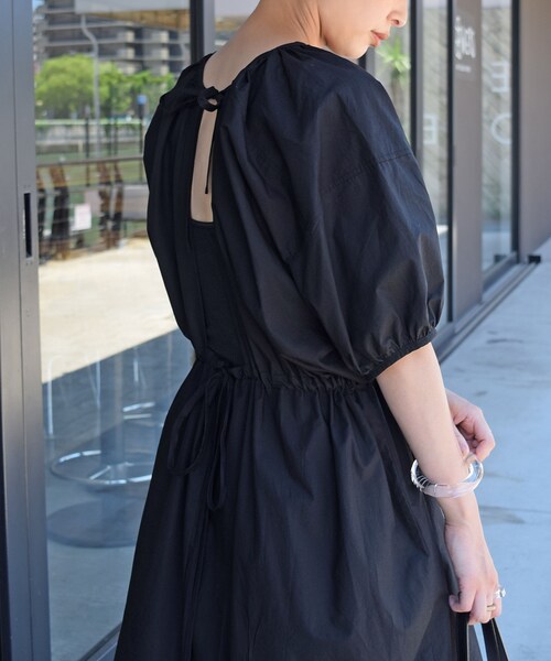 no brand（ノーブランド）の「バックシャンギャザーコットンOP（ワンピース・レディース・その他）」の7枚目の写真